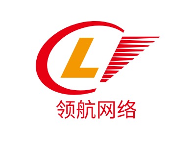 网络网站科技公司速度线条圆领航新闻|资讯行业领航网络logo设计是